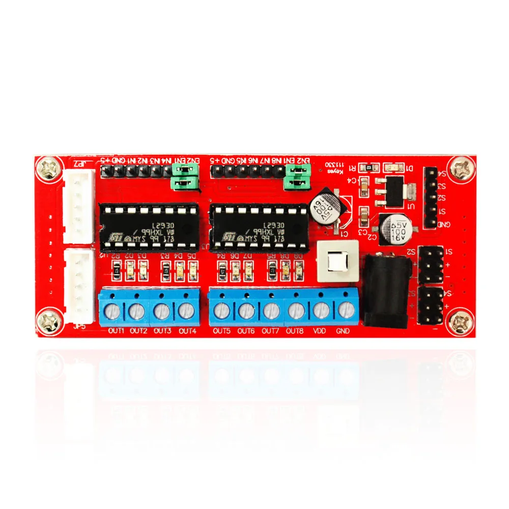 

KEYES 4WD DC Power Supply Motor Driver Module L293D Duel-H Bridge Shield for Arduino