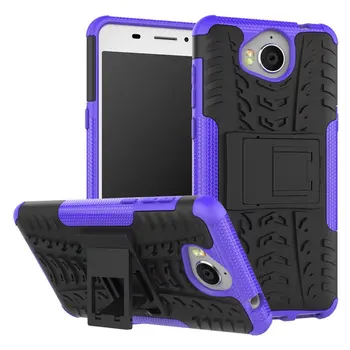 

30pcs/lot For Huawei Y5 2017 Tyre Heavy Duty Armor Shockproof Hard Case with Stand For Huawei Honor 6C Enjoy 6S Nova Smart