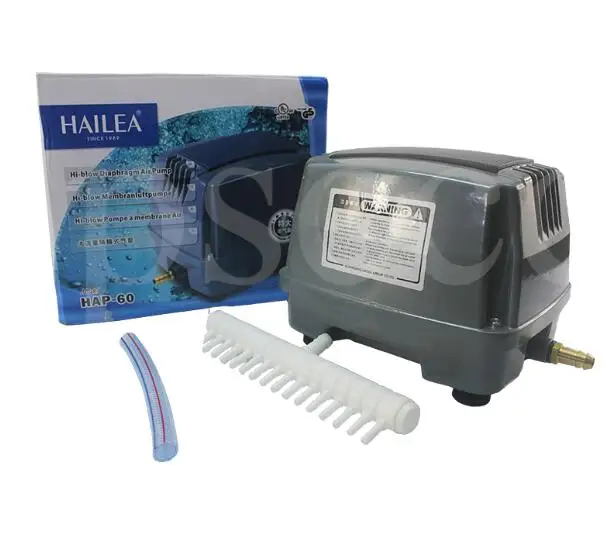 HAILEA HAP-80/HAP80 Ультра тихий объем воздуха сильный кислородный насос. HAILEA HAP-80 высокопоточный мембранный насос - Цвет: HAP-60