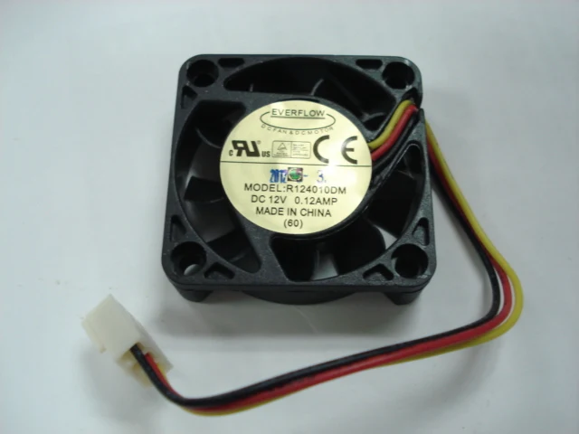 

4010 12v 0.12a 4cm r124010dm south bridge computer case cooling fan 40X40X10MM