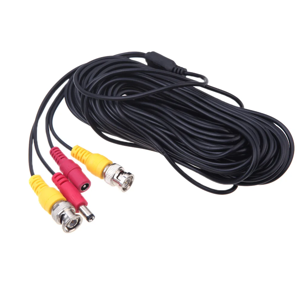 

2017 New CCTV Camera Accessories BNC Video Power Siamese Cable for Surveillance DVR Kit 20m 65ft CCTV Cable