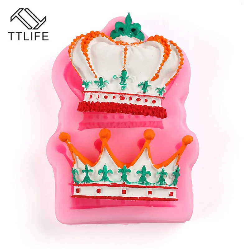 TTLIFE 3D короны король королева принцесса силиконовая форма для помадки торт кекс