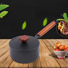 Детские вспомогательный Снэк маленькая кастрюля для супа 16 см пузырь лапши маленький, для молока горшок Газовая, индукционная плита общего Детский горшок LM12181443