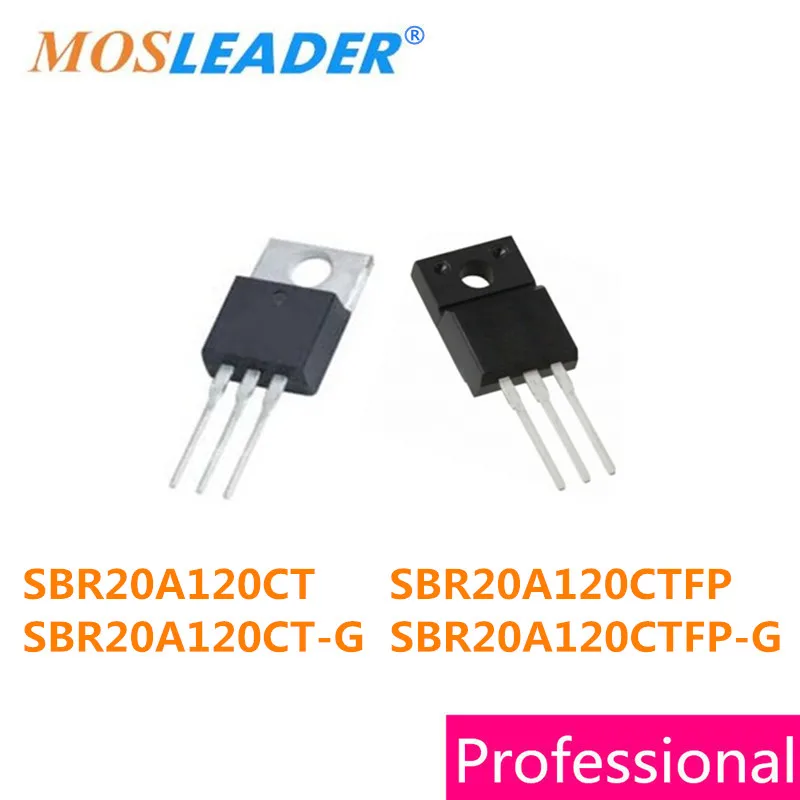 Mosleader 50pcs TO220 SBR20A120CT SBR20A120CT G TO220F