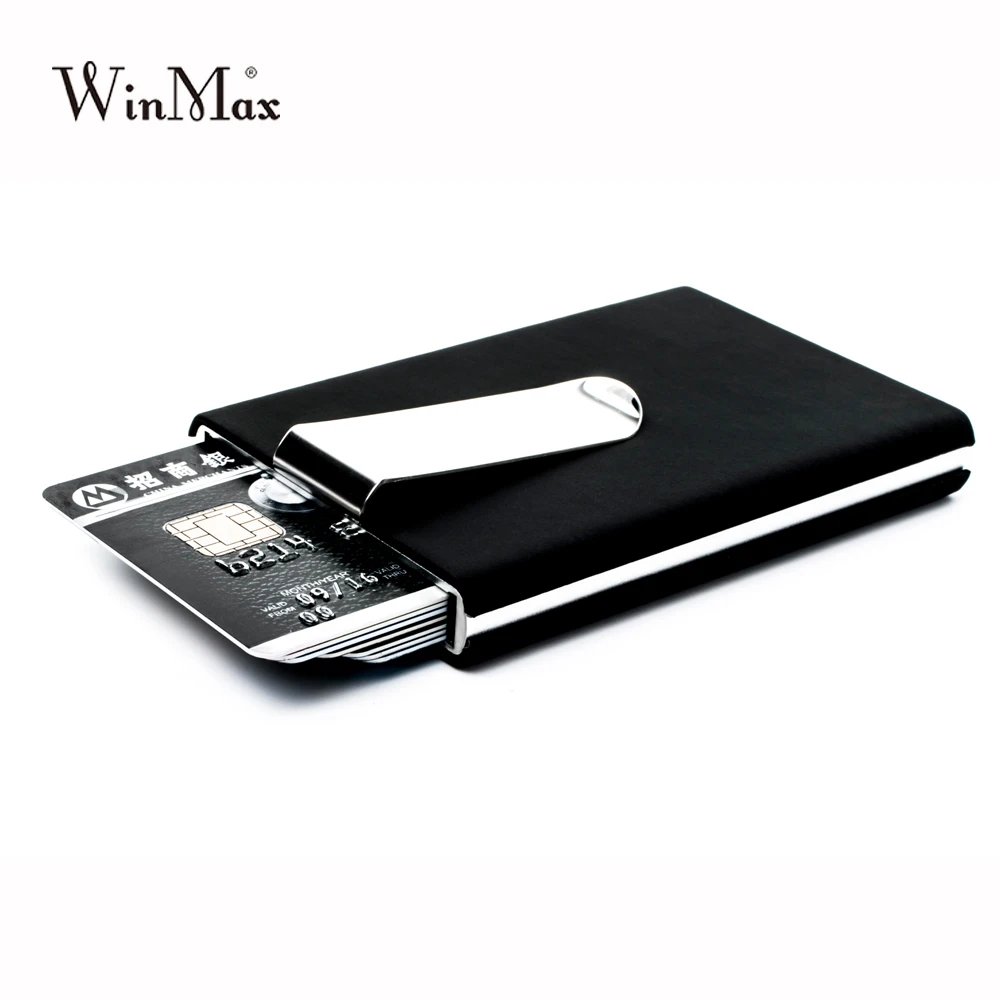 Winmax Brand Black Quality Credit font b Card b font font b Holder b font Waterproof