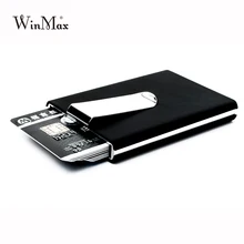 Winmax Brand Black Quality Credit font b Card b font font b Holder b font Waterproof