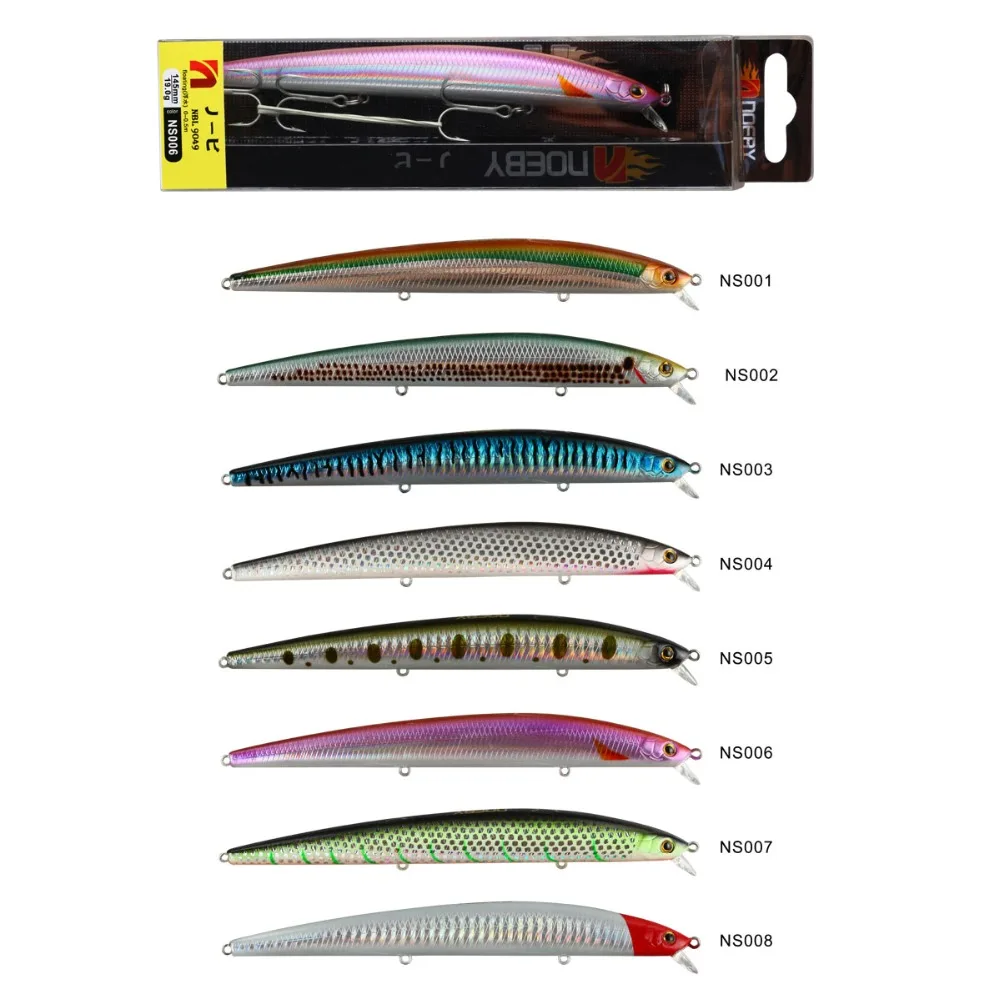 Noeby-brand-9049-14-5cm-for-fishing-hard-minnow-plastic-lure-with-lifelike-action-VMC-hook (5)