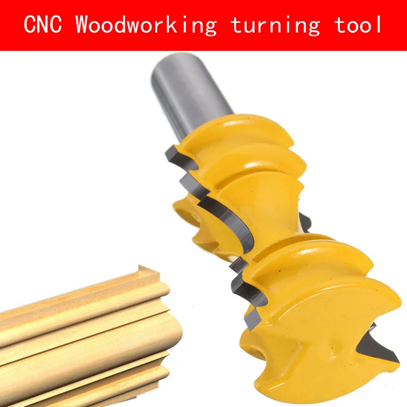 

CNC Woodworking turning tool YG6X tungsten steel alloy Milling cutter CNC machining wood line 1/2'' * 1-1/8'' *2''