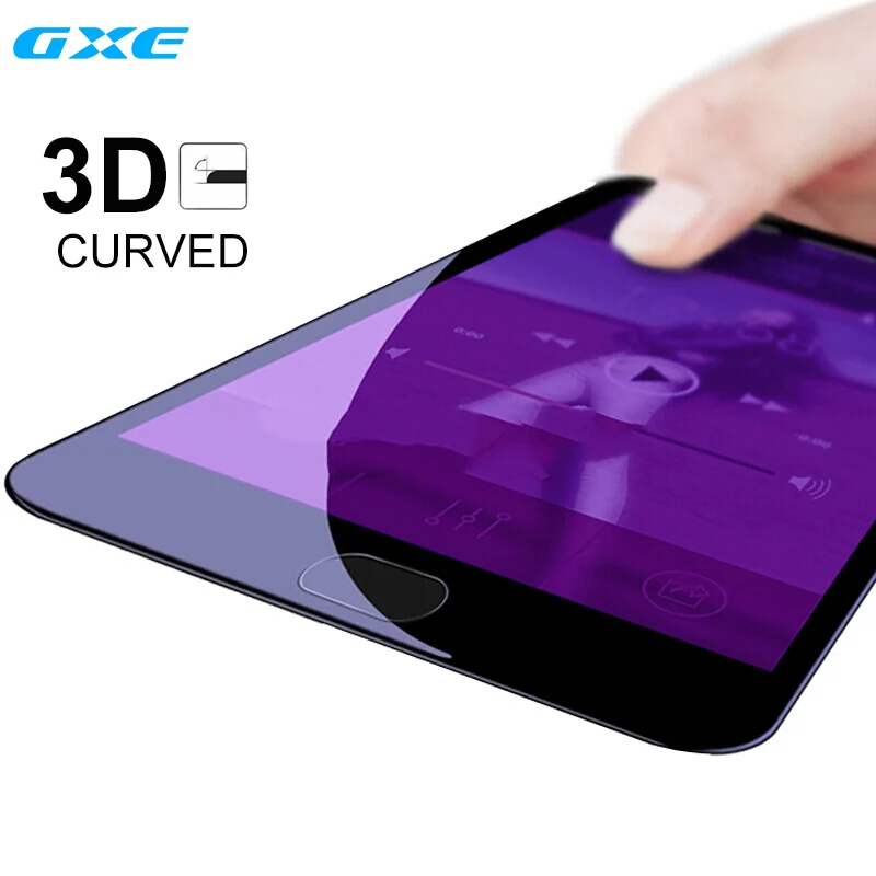 GXE 3D изогнутое полное покрытие защита экрана закаленное стекло для Xiaomi Redmi Note 4X 4