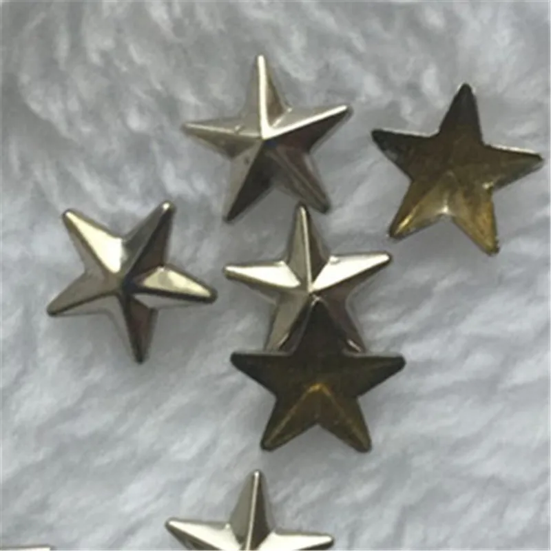 

50pcs 8MM Silver Copper Hot Fix Star Shape Punk Studs Hotfix Iron on Nailheads Beads For Clothing DIY Accessories
