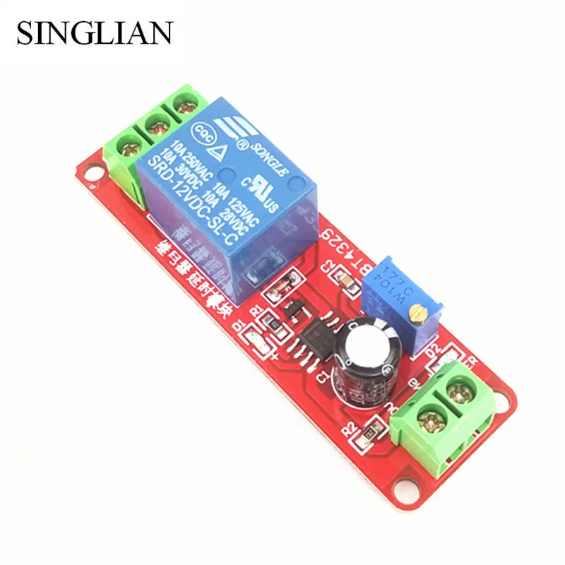 NE555 delay module Monostable switch Delay off switch (12V) electric vehicle delay For arduino