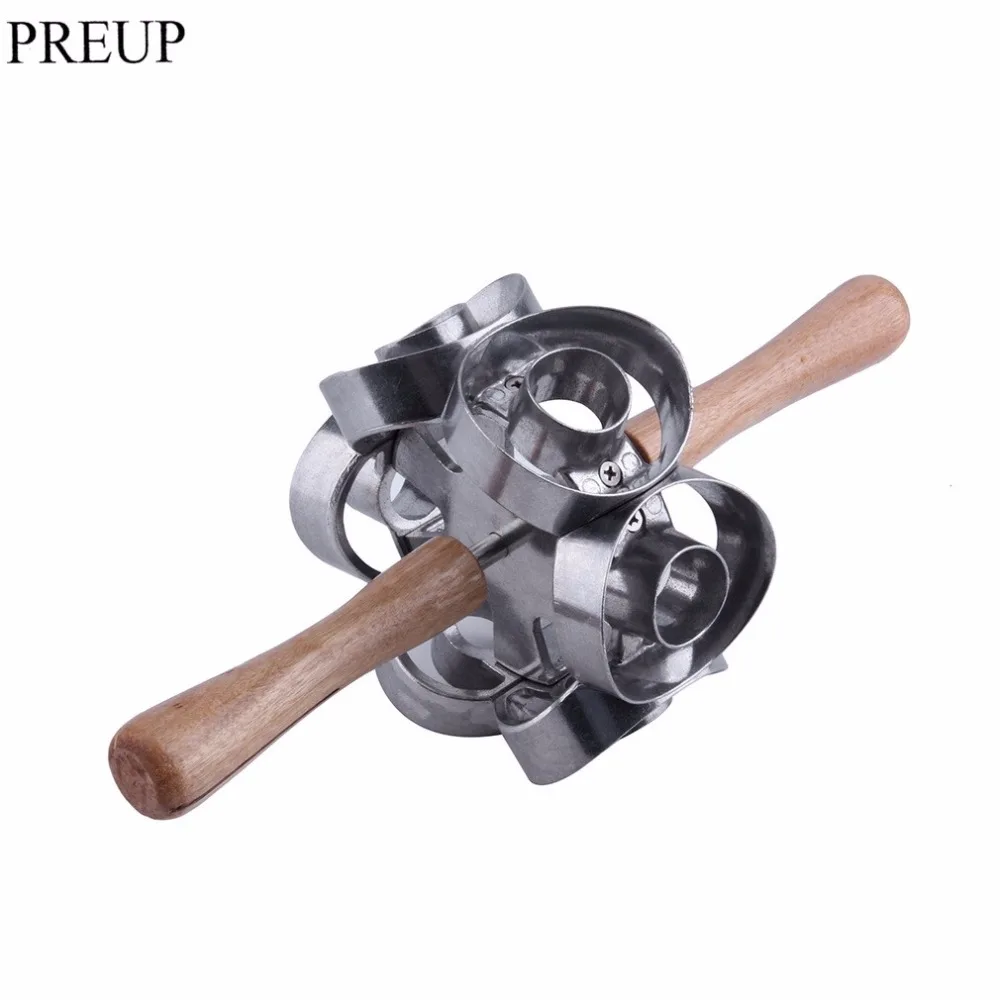 

PREUP 2018 Popular New Fast Revolving Donut Cutter Maker Mould Molding Machines Bread Cookie Plunger Cutter Safety Convenience