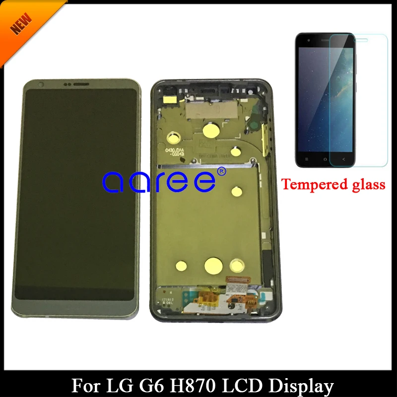 Номер для отслеживания 100% протестирован LG G6 LCD H870 ЖК-экран сенсорный дигитайзер в