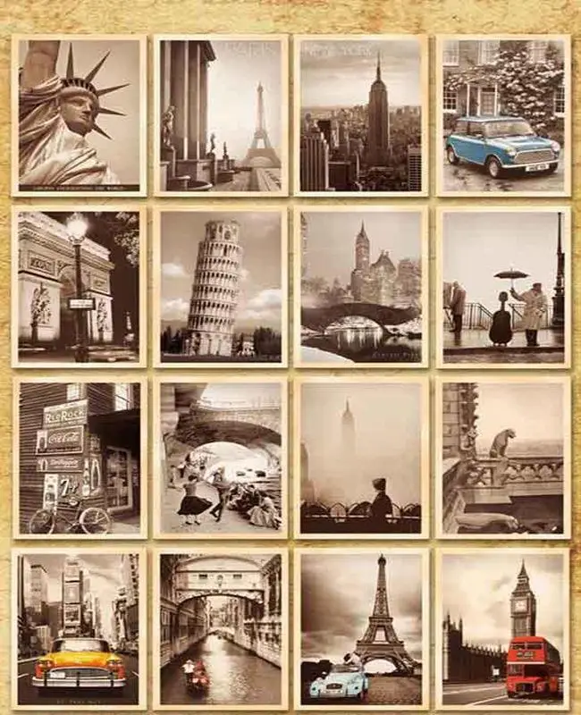  32Pcs/pack Vintage Old memory Postcard wedding Gifts Postcard Birthday Greeting Cards Invitation Ca - 4.00053E+12