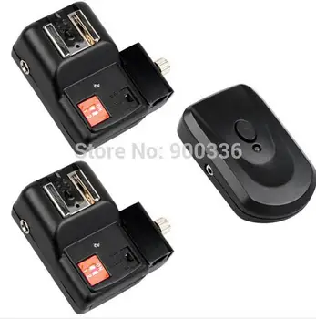 

4 Channel Wireless Flash Trigger PT-04 NE PT-04NE with 2 Receivers with Umbrella Holder Sync Speed 1/250s