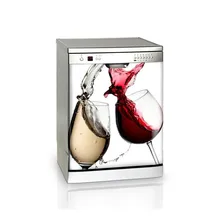 3D бокалы для вина посудомоечная машина холодильник замораживание стикер детский художественный Холодильник Дверь обои-покрытие аксессуары для кухни