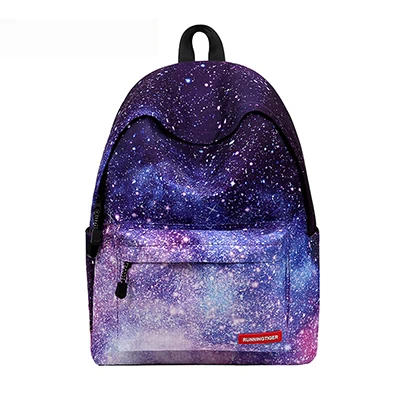 Многоцветный рюкзак, Стильные Galaxy Bookbags, Звездная Вселенная, космические школьные сумки для подростков, Harajuku, женский рюкзак,, для ноутбука, новинка - Цвет: Galaxy B