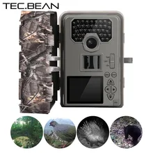 TEC.BEAN 12mp Infrared Hunting Camera Night Vision 36 IR LEDs IR Scouting Trail Cameras trap  IP66 Waterproof 0.5-0.6S Trigger