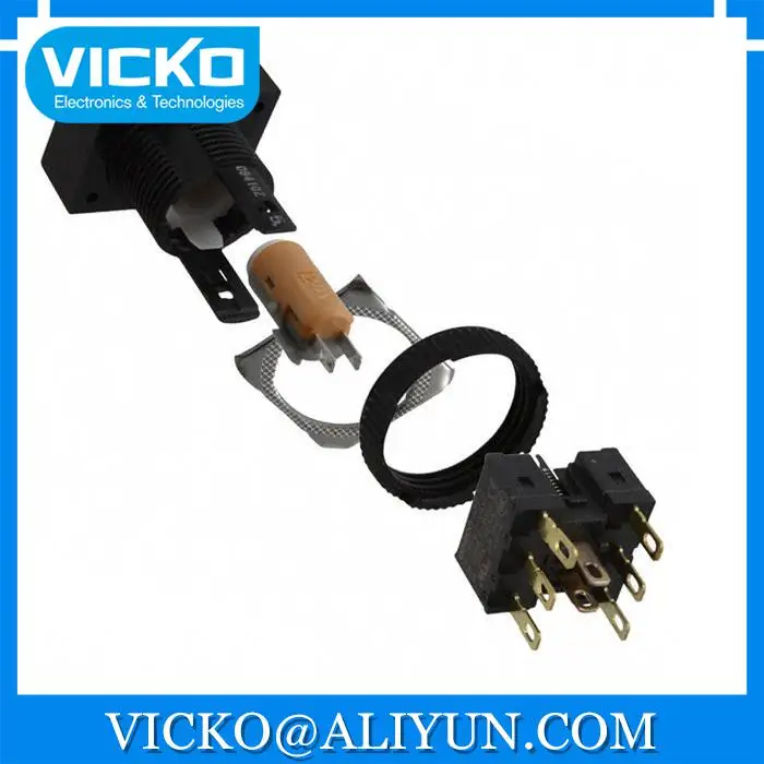 

[VK] A165L-JYA-24D-1 SWITCH PUSHBUTTON SPDT 5A 125V SWITCH