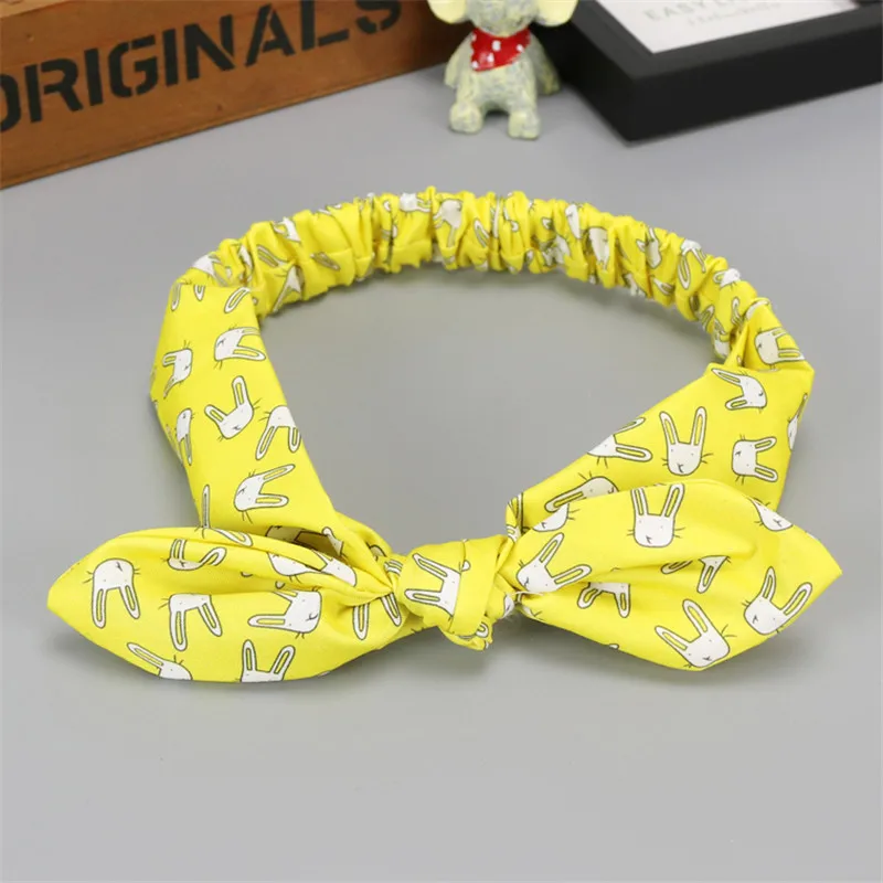 3Rabbit Ear Baby Girl Headband Toddler Cute Beauty Princess Hair Band Elastic Comfortable Hair Accessories for Makeup