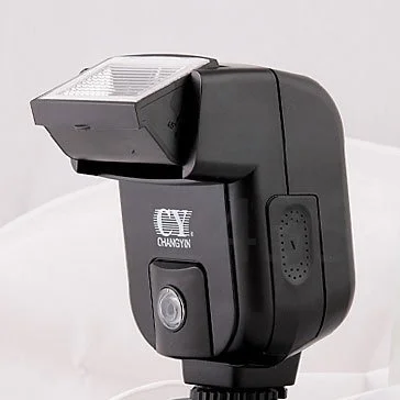 YinYan CY-20 Hot Shoe Sync Port 5600K Mini Universal Flash Speedlite for Nikon Canon Panasonic Olympus Pentax Sony Alpha Cameras