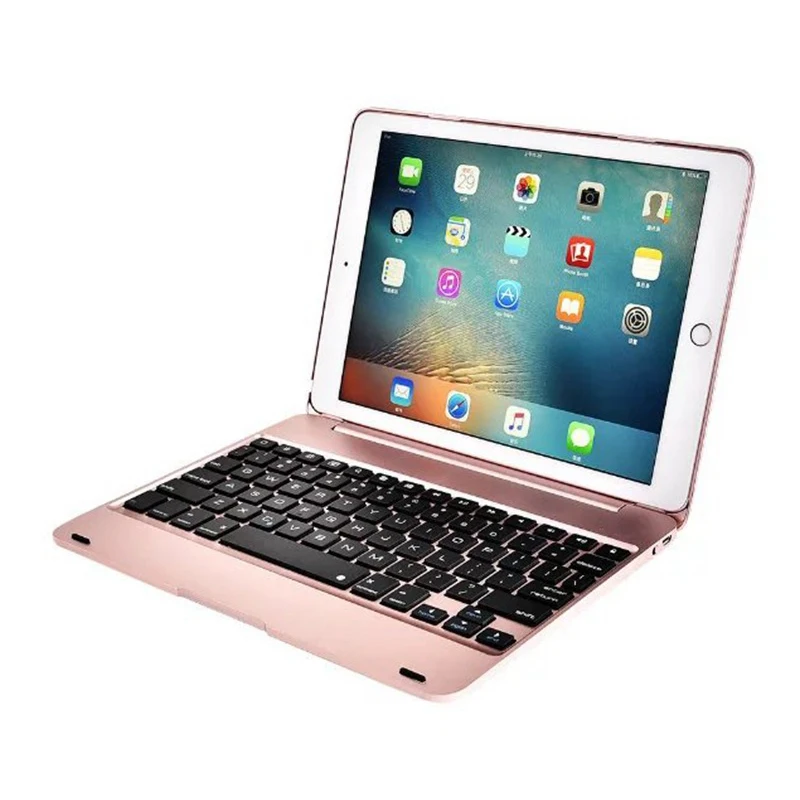 

Clamshell Wireless 3.0 Bluetooth Keyboard For Ipad Air 2 Tablet 9.7 Inch 2018 Multi-function Button 60 Days Long Standby