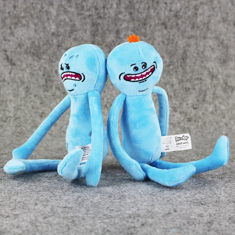 25 см 2 стиля Рик и Морти плюшевые Happy Sad Meeseeks Мягкие плюшевые игрушки куклы для детей подарок