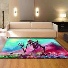 Скандинавский 3D Череп Призрак коврик с принтом ужас Хэллоуин ковер для мероприятия мягкие фланелевые домашние декоративные коврики/ковры для гостиной коврики