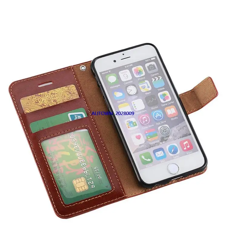 case for 300pcs/lot 2 Credit Card Slots Magnetic Folio Stand Genuine Real Leather LG G4 Note Free Shipping |
