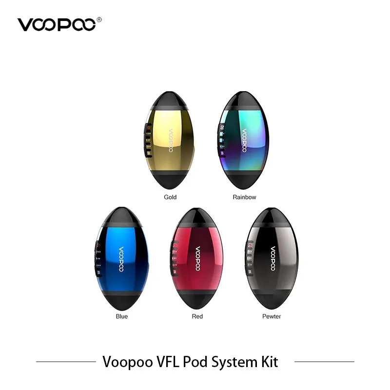 Новая электронная сигарета Voopoo VFL комплект Pod Системы Vape 650 мА/ч Батарея Макс 10w