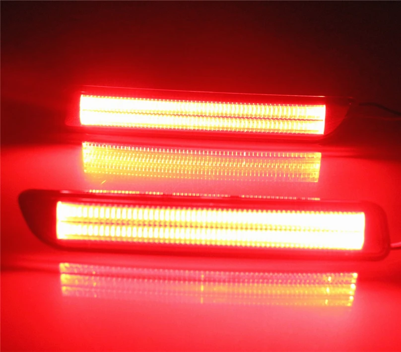Автомобильный мигающий для Suzuki Ertiga 2012- SX4 2006- Vitara- Ciaz- светодиодный DRL задний бампер светильник тормозной задний фонарь
