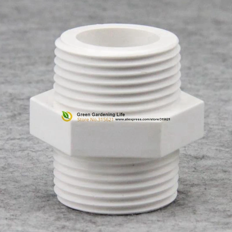 10PCS Male Connection Male Adapter Straight Joint Water Pipe Head Water