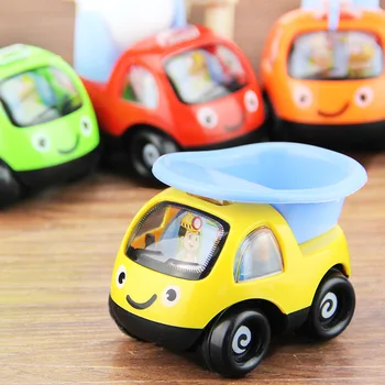 

Cartoon Engineering Car Pull Back Car Toys For Boys Early Education Puzzle Simulation Small Toy
