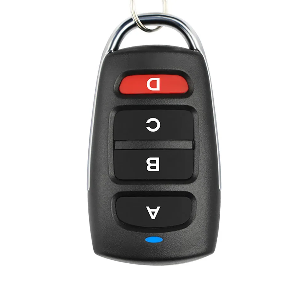 

Universal Wireless Cloning Copy Remote Control Metal 433Mhz 4 Ways for Garage Gate Door Curtains XXM8