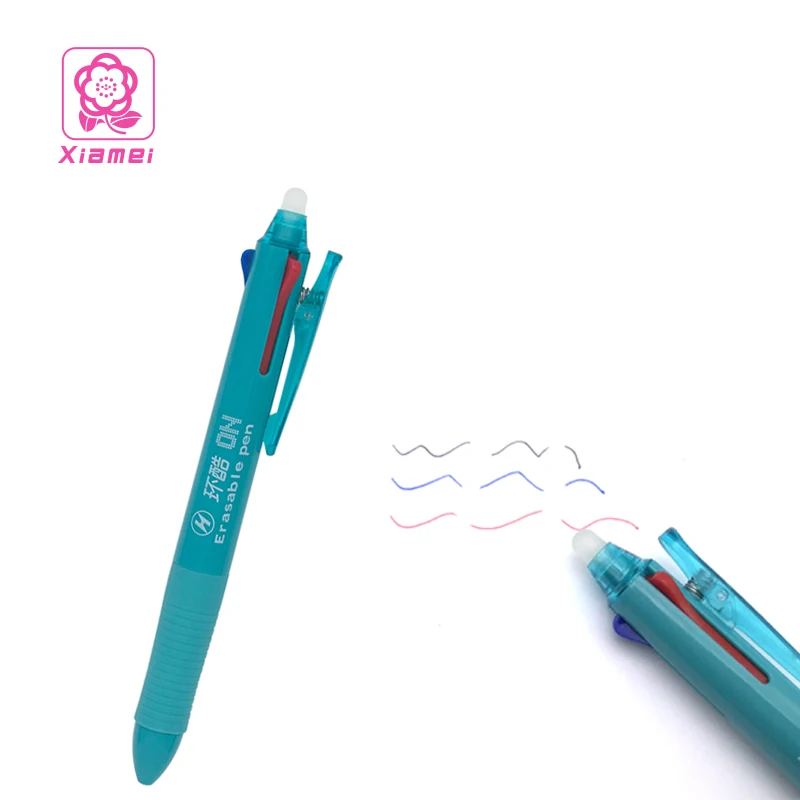 Xiamei 1 шт. стираемая ручка 3 в 1 ручка гелевая 0,5 мм перо для студентов канцелярские принадлежности черный красный синий цвет волшебная ручка