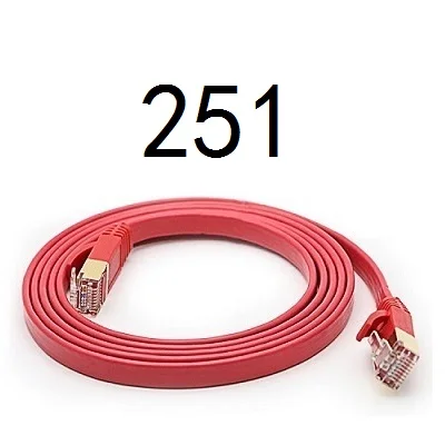 

251# MEIBAI CAT5 Flat Ethernet Cable Networking Ethernet Patch Cord LAN Cable CAT5
