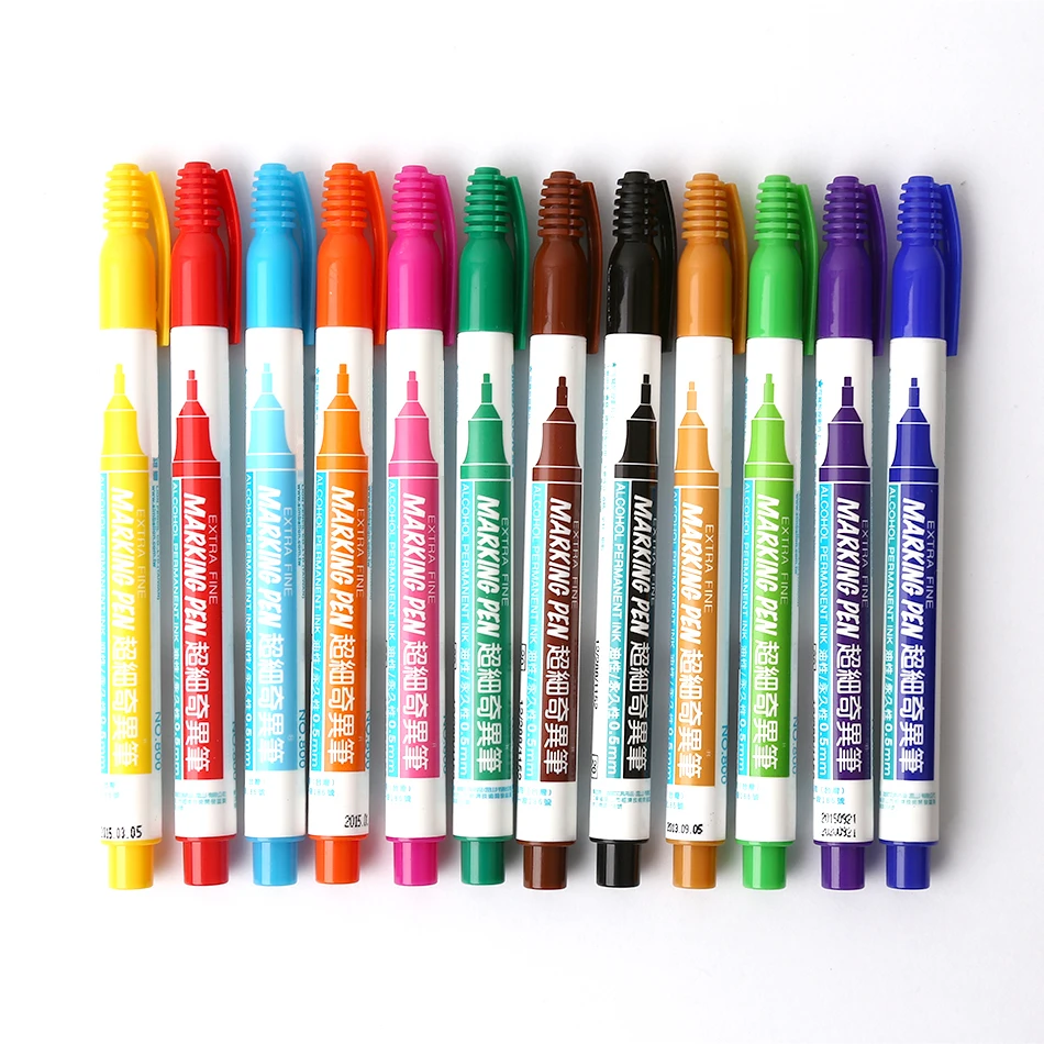 0-5-mm-12-Colors-Simbalion-800-Extra-Fine-Marker-Pen-Alcohol-Base-Ink-Permanent-Mark (5)
