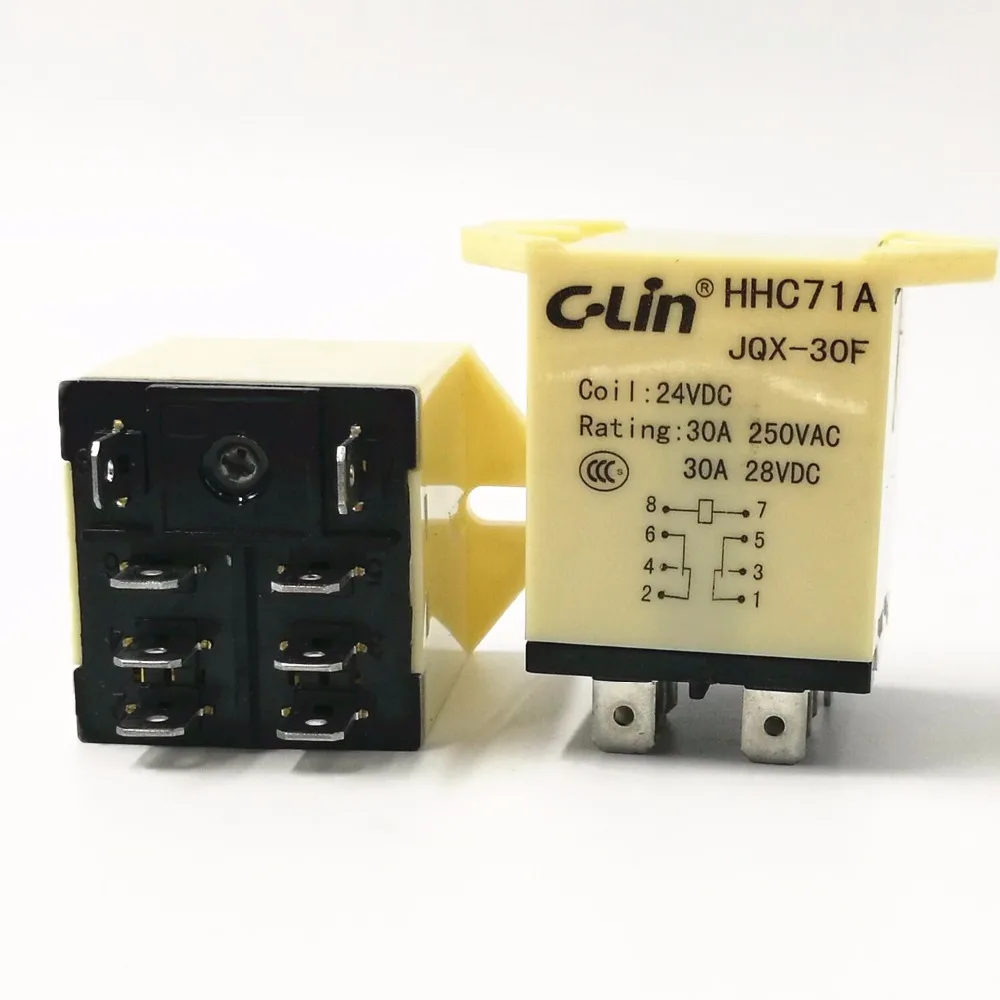 

2pcs/lot JQX-30F-2Z AC220V small electromagnetic relay HHC71A-2Z 30A intermediate relay