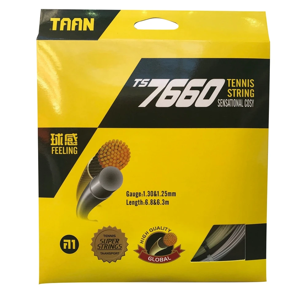 

1pc TAAN TS7660 polyblend sensitional cosy tennis string