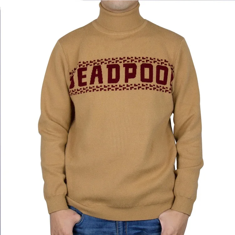 Свитер Дэдпул супергероев Marvel, вязаный пуловер для косплея, осенняя и зимняя теплая одежда, вечерние свитера на Хэллоуин - Цвет: deadpool