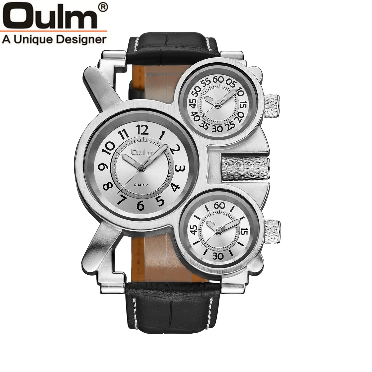 

Oulm Unique Men's Watch Men Specialty Adventure Military Quartz Man Watch Multi-Function Men Wristwatch Hour Relogio Masculino