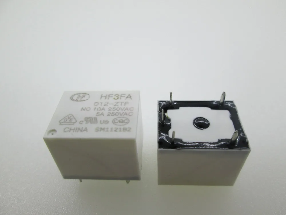 

Новое реле HF3FA 012-ZTF HF3FA-012-ZTF 12VDC DC12V 12В 10A 250VAC 5PIN
