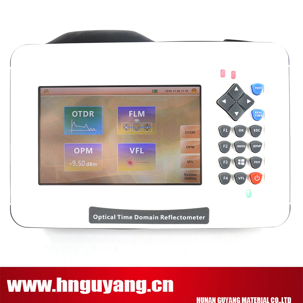 

SM Mini OTDR Fiber Optic , 35/33dB, 1310/1550nm, built-in VFL , power meter, 5 inch Touch Screen, with Carrying Bag