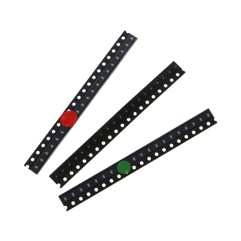 100 шт 5 видов цветов SMD 0603 светодиодный светильник красный зеленый синий желтый