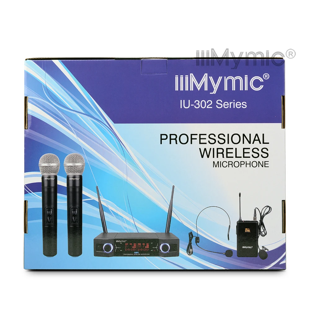 IU 302C UHF 600 700 МГц Двухканальный (одночастотный) корпус + лацкан гарнитура Ручная