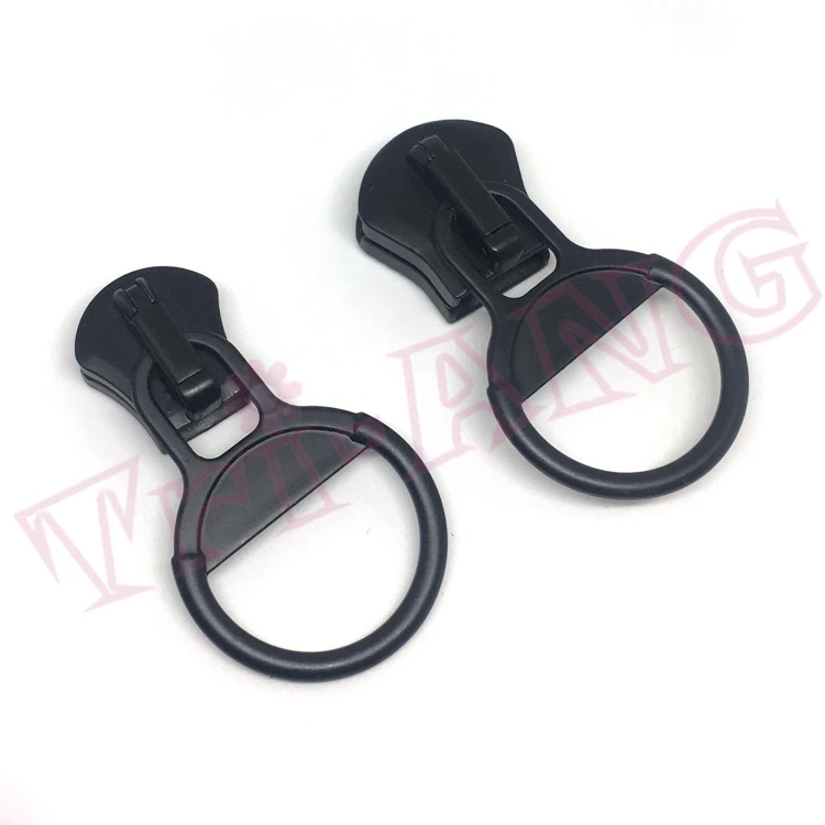 

10pcs/lot, 15# & 20# Big Size Black Spray-painted Resin Zipper Sliders