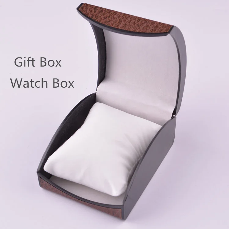 Пластиковая коробка для часов модный роскошный бренд часы в подарочной коробке коричневый высокого качества брендовые часы упаковка браслет чехлы