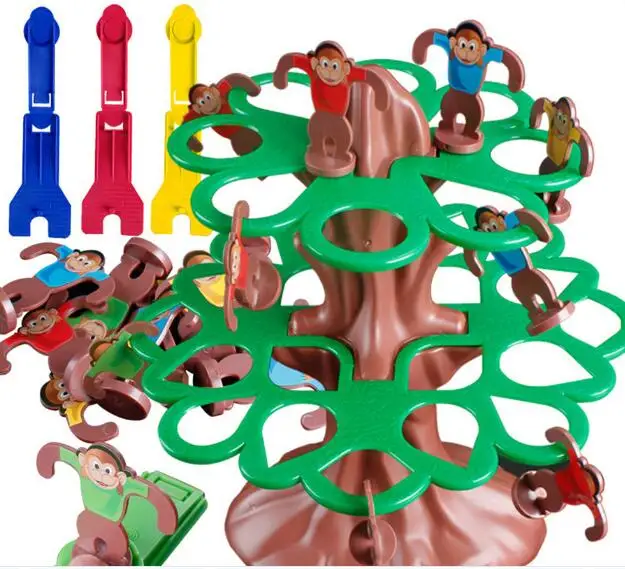 Funny Kids Jumping Monkeys Winning Bananas Table Game Parentchild