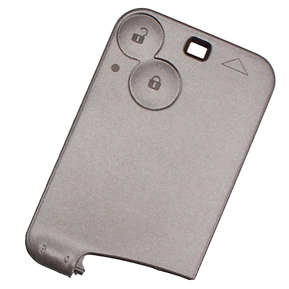 

Remote Car Smart Card Key Shell For Renault Laguna Espace 2 Buttons Cover Case Replacement Without Blade Car Key Accessories