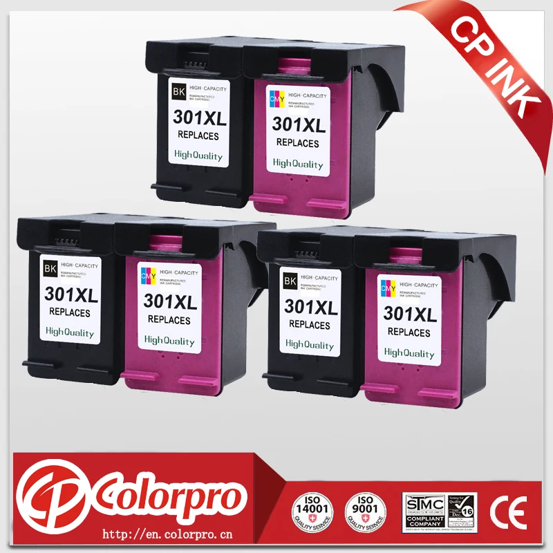 CP 301 Replacement for HP301 301XL Ink Cartridge for HP Deskjet 1000